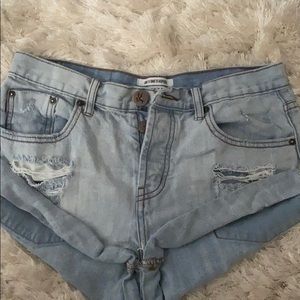 ONE TEASPOON- BLUE HAMPTON BANDITS